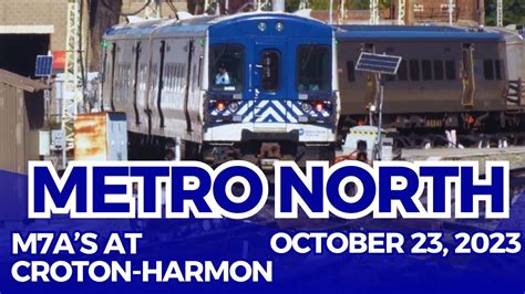 Metro North M S Croton Harmon Amtrak Cameo Hudson Line Oct