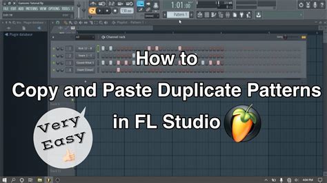 How To Copy And Paste Duplicate Patterns In FL Studio YouTube