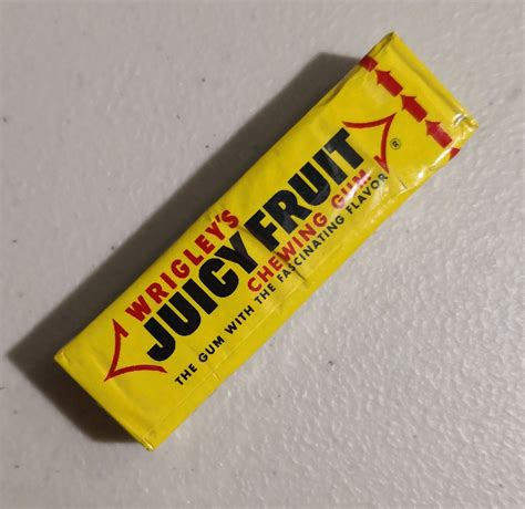 Vintage 1950s Wrigleys Juicy Fruit Chewing Gum Original Sealed Nos Rare 426a Etsy