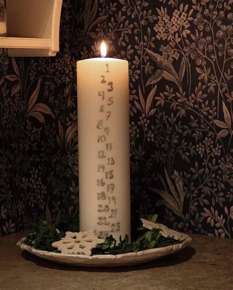 Adventsljusstake Levande Ljus 10 Diy Diy Sweden