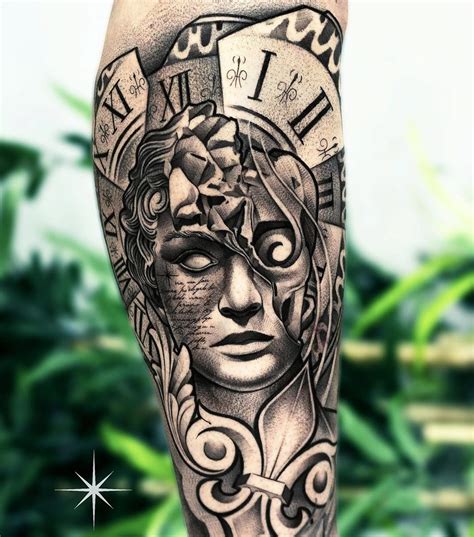 Greek God Holding Earth Tattoo / 210 Amazing Poseidon Tattoo Designs ...