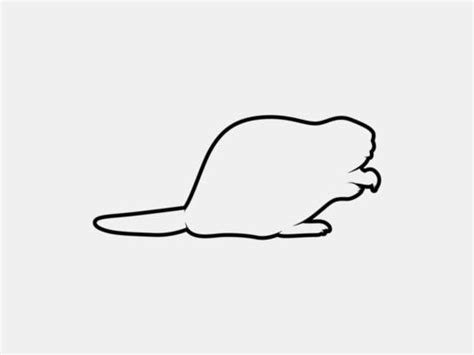 Beaver Outline Vector Art, Icons, and Graphics for Free Download