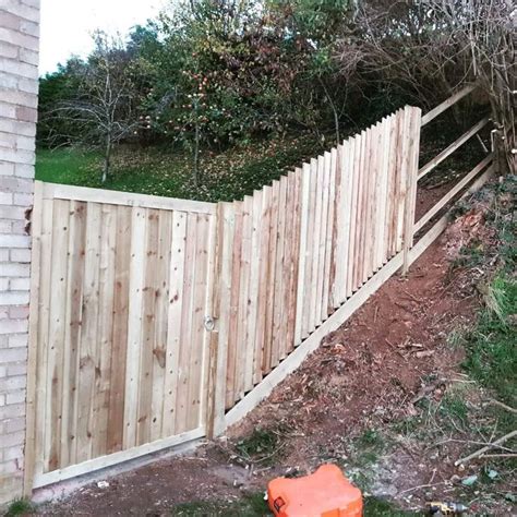 How To Build A Garden Fence On A Steep Slope