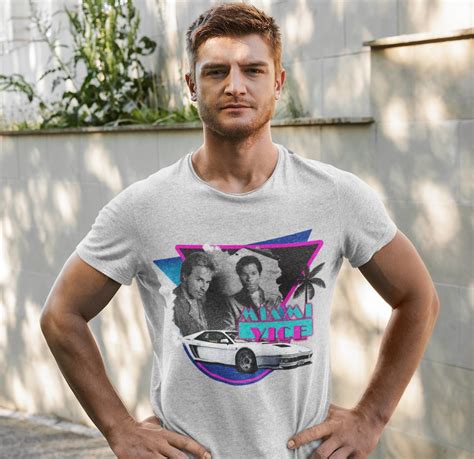 Don Johnson Miami Vice Shirt Miami Vice T Shirt Miami Vice 80s Tv