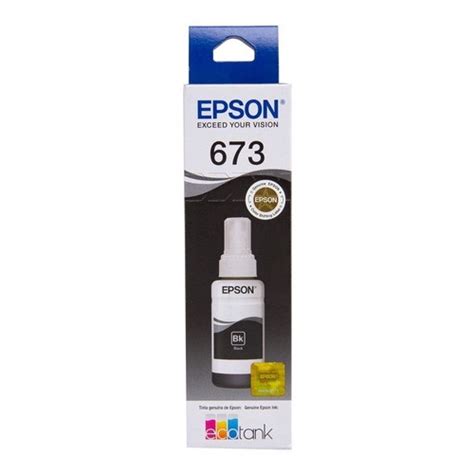 Kit 6 Refis De Tinta Epson 673 Original 1 Refil 544 Bk No Shoptime