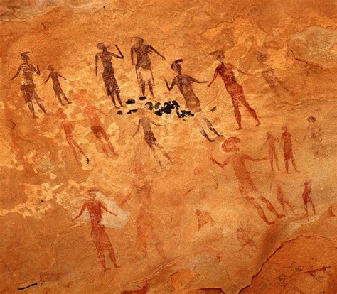 Tassili Najjer Algeria Cave Paintings Prehistoric Art Rock Art