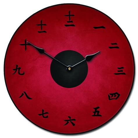 Kanji Wall Clock 8 Sizes To Choose Made In Usa Lifetime Etsy