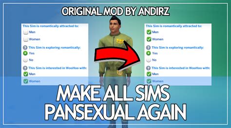 Download Make All Sims Pansexual Again Ultimate Version The Sims 4