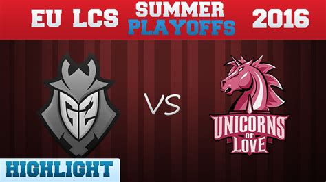 G2 Vs UOL Game 2 Highlights EU LCS 2016 Summer Semifinals