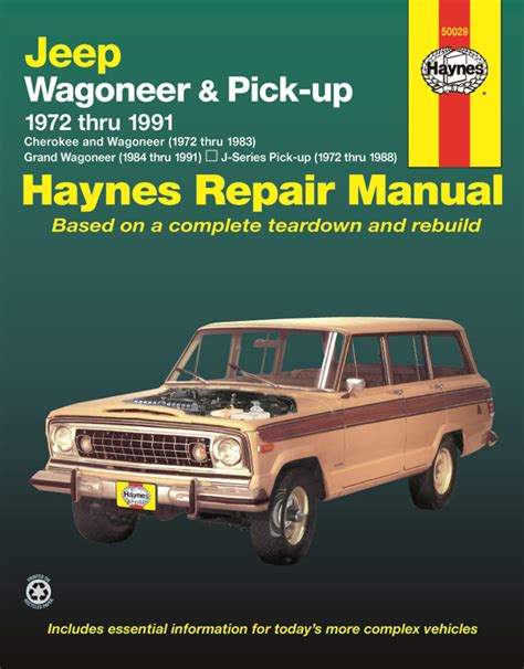 Repair Manuals Guides For Jeep Cherokee Haynes Manuals