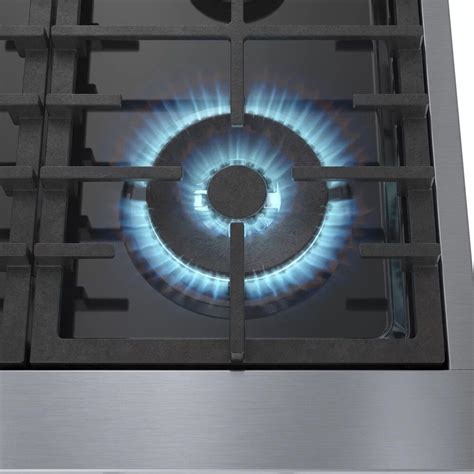 Bosch 36 Gas Cooktop With 6 Burners In Stainless Steel Nebraska Furniture Mart