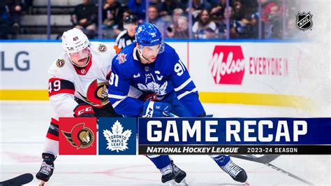 Stutzle’s 4 points help Senators pull away to defeat Maple Leafs | NHL.com