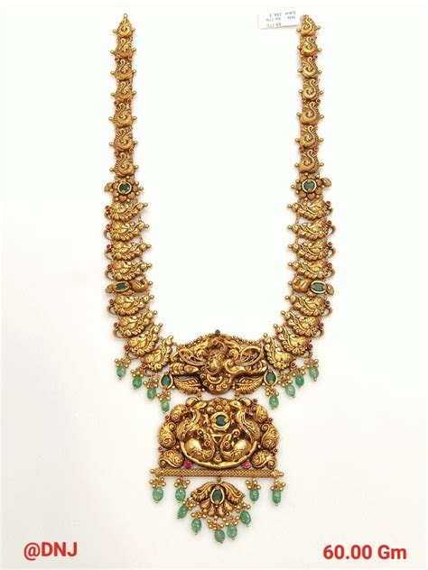 Pin By P Raj Seervi On Gold Antique Long Har Gold Bridal Jewellery