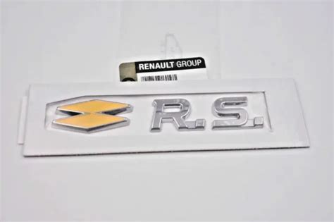 LOGO EMBLEMA RENAULT Megane Sport RS IV Clio 4 RS Insignia Monograma