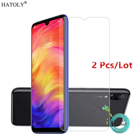 2pcs Tempered Glass Xiaomi Redmi Note 7 Glass Film Screen Protector Xiaomi Redmi 7 Tempered