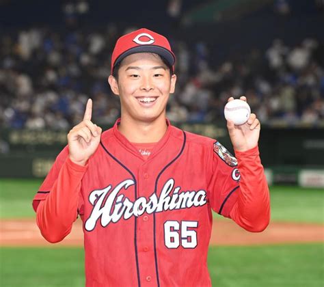 先発崩壊救った！広島の20歳・玉村昇悟がプロ初勝利「もっともっと勝てるように」広島カープデイリースポーツ Online