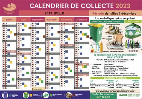 Le calendrier de collecte 2023 arrive dans vos boîtes aux lettres