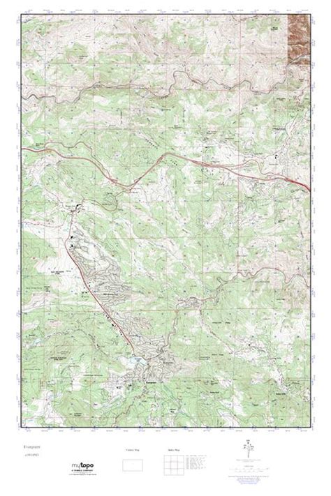 Mytopo Evergreen Colorado Usgs Quad Topo Map