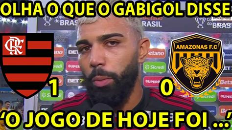 OLHA O QUE O GABIGOL FALOU DO FLAMENGO APÓS A VITÓRIA SOBRE O