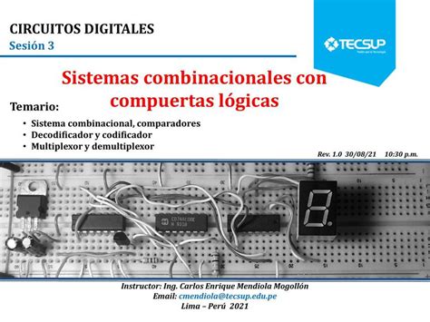 Sistemas Combinacionales Con Compuertas L Gicas Eberth Udocz