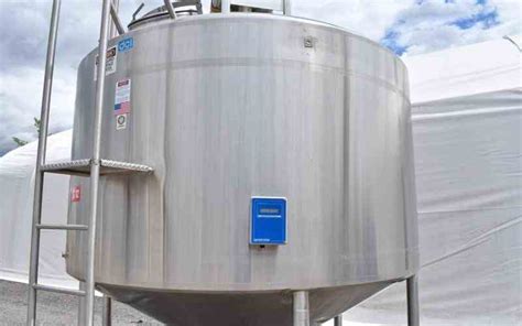 2600 Gal DCI Stainless Steel Tank With Sweep Agitation 15953 New