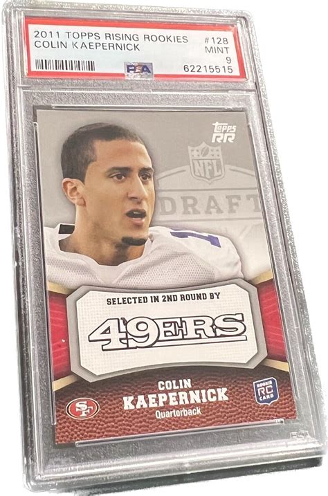 2011 Topps Rising Rookies 128 Colin Kaepernick RC 49ERS PSA 9 MINT 515