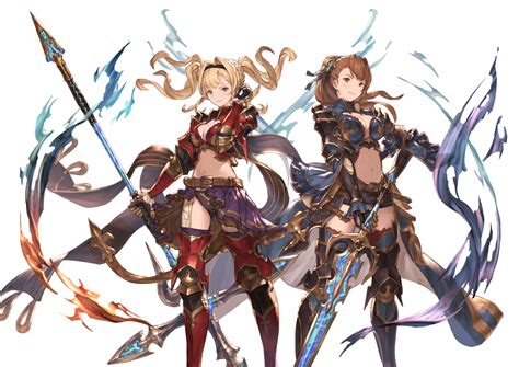 Zeta And Beatrix Granblue Fantasy Drawn By Minabahideo Danbooru