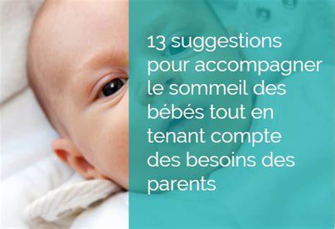 Accompagner Le Sommeil Des B B S En Tenant Compte Des Parents