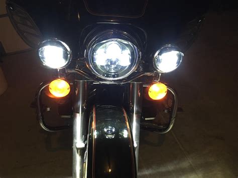 Dot Approved Inch Black Led Daymaker Headlight For Harley Davidson