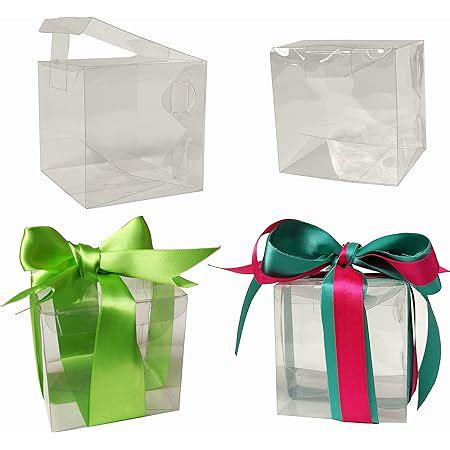 Boxtok Cajas 25 Cajas Acetato Transparente Armable De 8x8x8 Cms