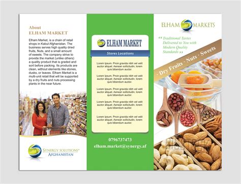 Elegant Modern Retail Brochure Design For Setara Dry Fruits Nuts