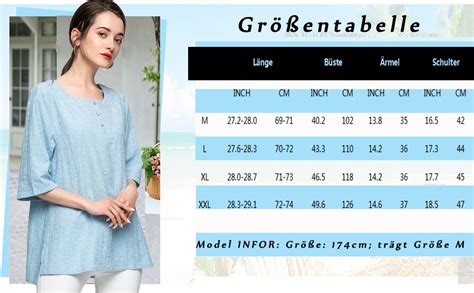 Vogstyle Damen Neue Baumwoll Leinen Tunika T Shirt Jacquard Oberseiten