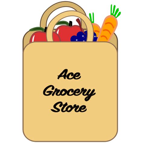 Grocery Shopping Bag Free Svg