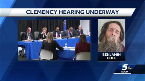 Oklahoma Pardon And Parole Board Hearing Clemency Request For Benjamin Cole