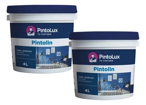 Pack Pintura Pintolux Pintolin Acr Lica L Total