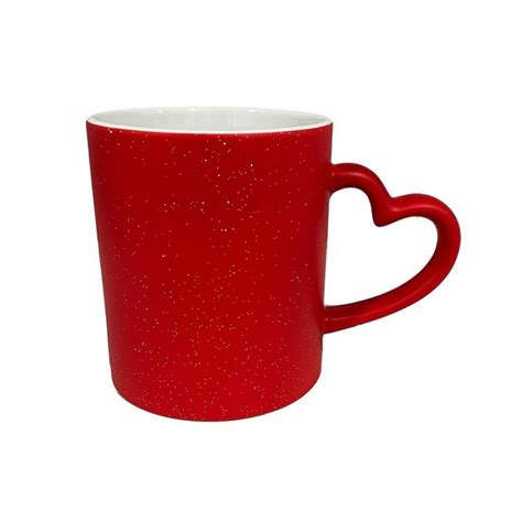 Sublimation Heart Handle Magic Mug Housepartyonline