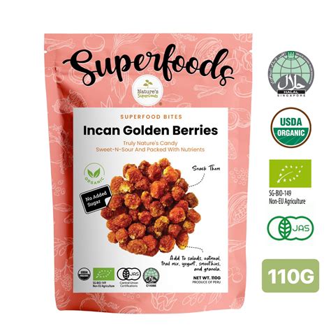 Superfood Sensation Organic Dried Incan Golden Berries