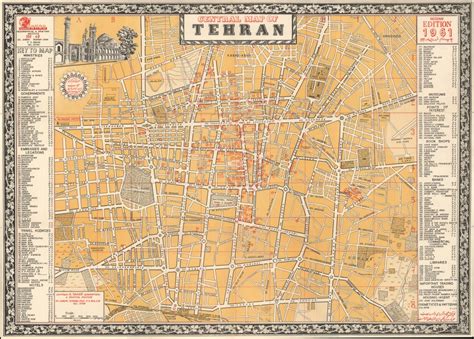 Iran Map In The S