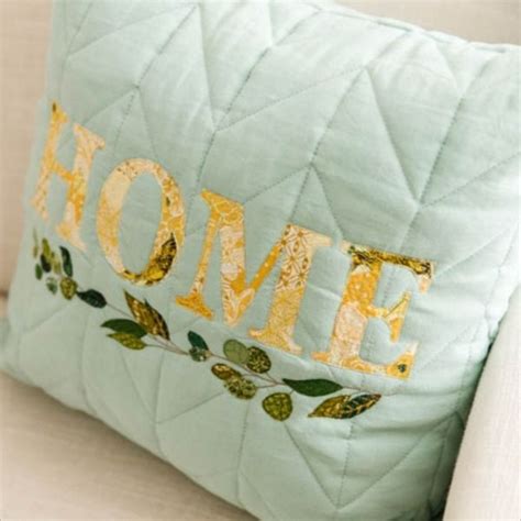 Stylish Collage Applique Pillow Ideas