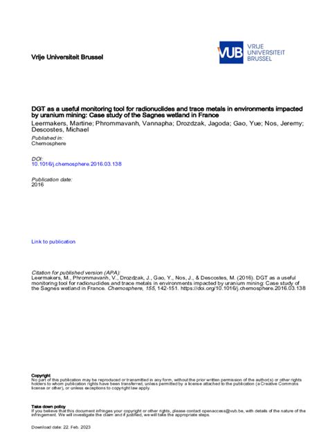 Fillable Online DGT As A Useful Monitoring Tool For Radionuclides And