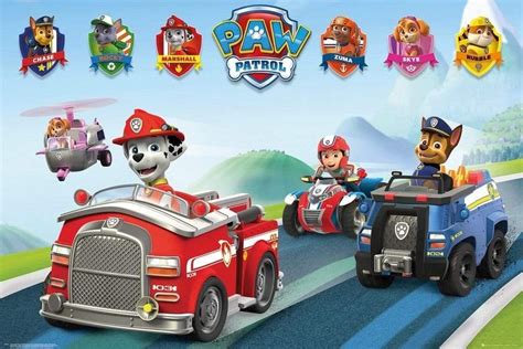 Paw Patrol Autos Poster 915x61cm