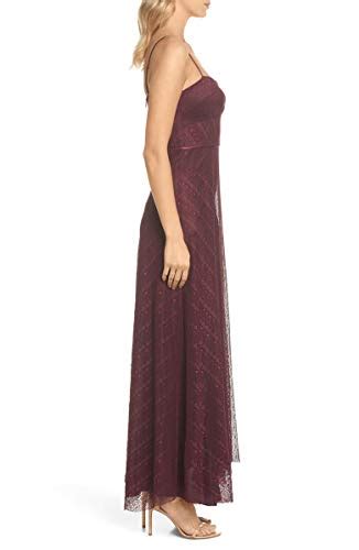 Jill Jill Stuart Womens Lace Gown With Keyhole Detail