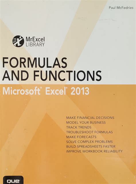 Excel Formulas And Functions Book Station