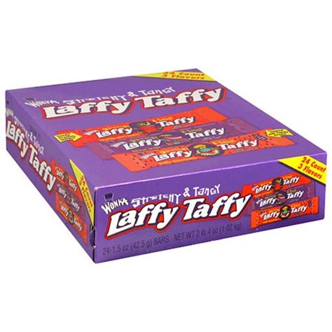 Taffy Wonka Laffy Taffy Stretchy And Tangy Variety Box 1 5 Ounce Boxes