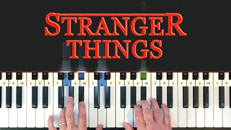 Stranger Things Theme Piano Tutorial Easy Youtube