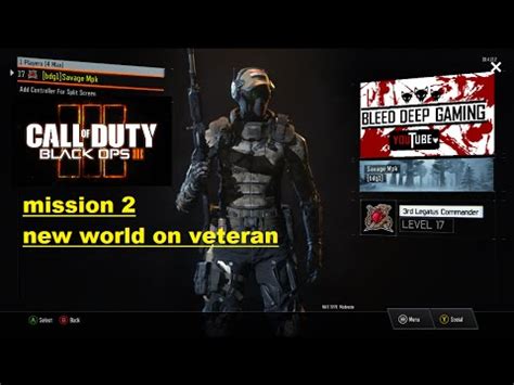 Black Ops Mission New World On Veteran Let S Play Black Ops