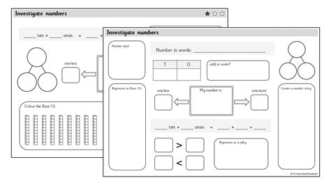 Investigate Numbers Practical Primary Stars Education