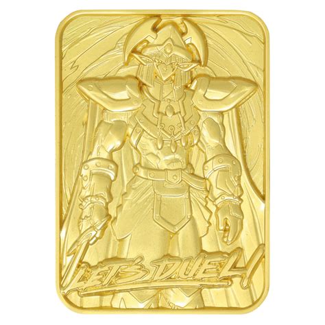 Yu Gi Oh Limited Edition K Gold Plated Celtic Guardian Metal Card