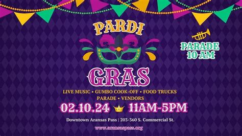 2024 Pardi Gras Parade & Festival , Downtown Aransas Pass, 9 February ...