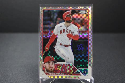 Topps Chrome Jared Walsh Xfractor Los Angeles Angels Ebay